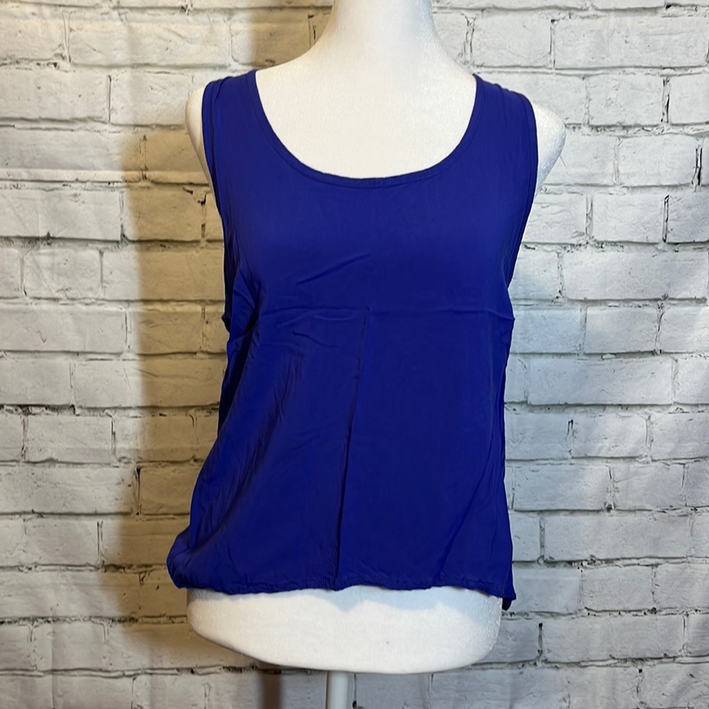 Purple Racer Back Tank Top